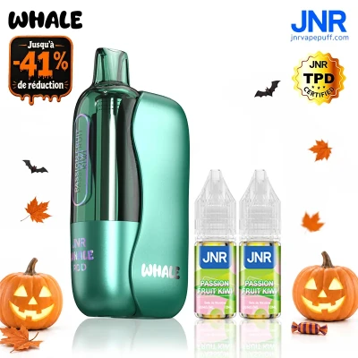 JNR Whale 38K Kit Pod Rechargeable Prérempli